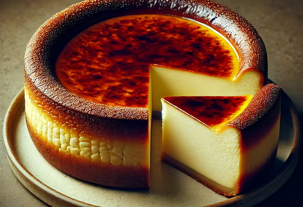 Cheesecake Basque Caramélisé et Ultra Crémeux
