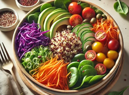 Salade Bowl Rainbow aux Super-aliments