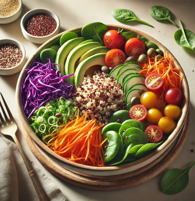Salade Bowl Rainbow aux Super-aliments
