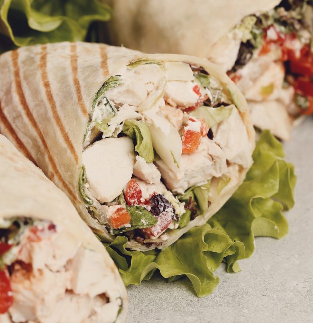 Wrap Poulet César - Vagabondages Culinaires